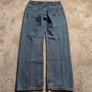 CARHARTT "RELAXED FIT" STRAIGHT LEG DENIM